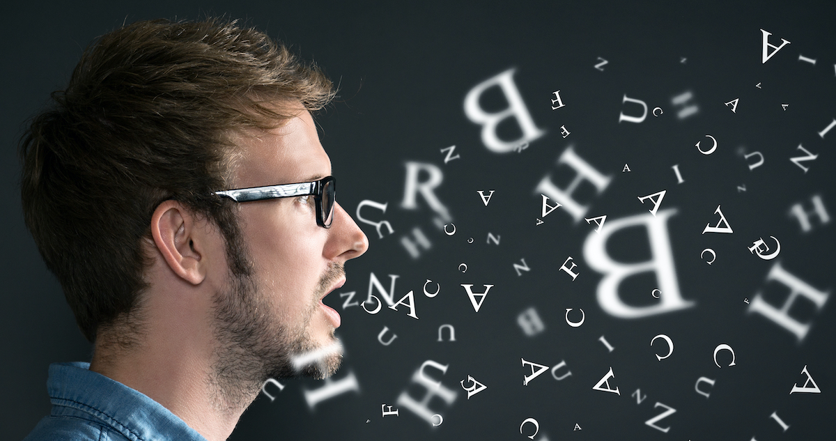 text-to-speech: young man speaking