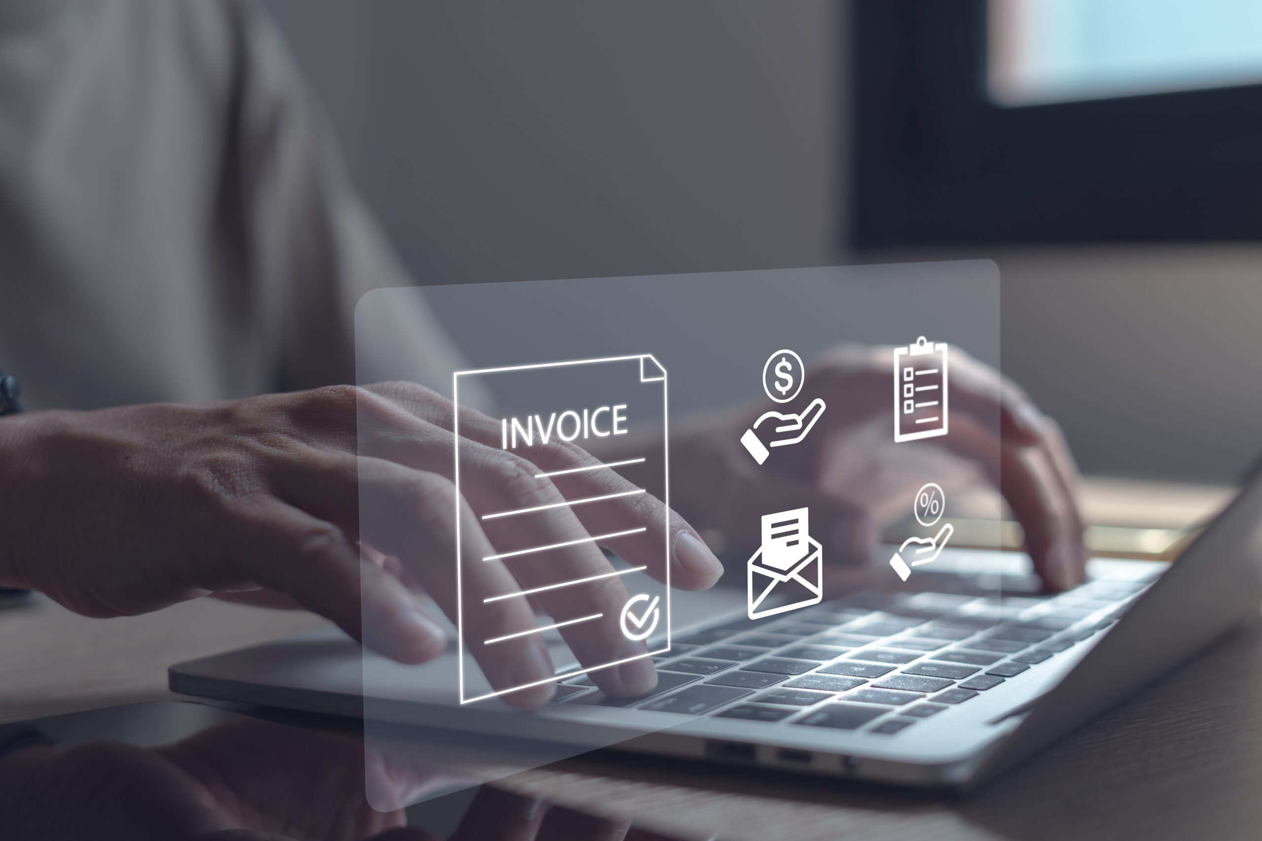 Voice123's invoice feature