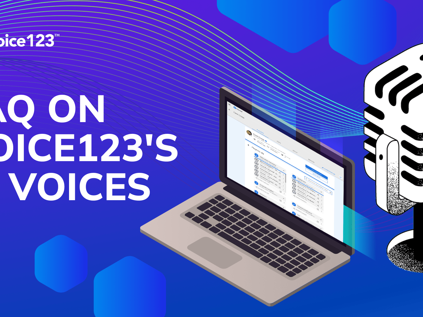 FAQ's on Voice123's AI voices