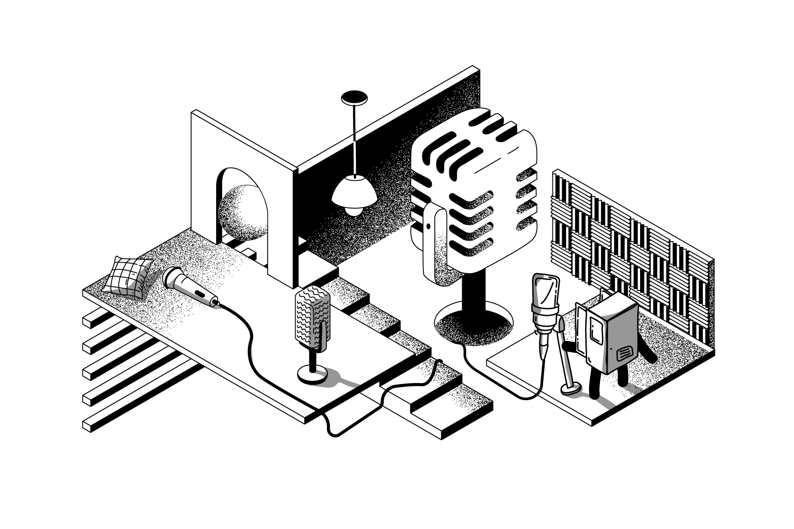 voice over microphone