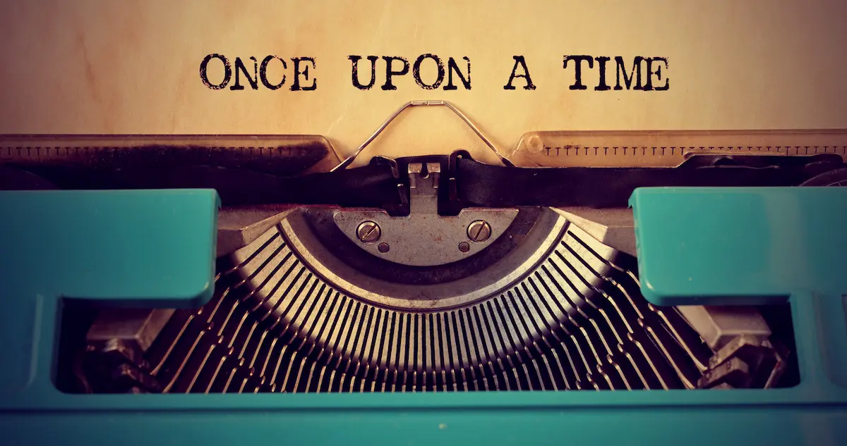 narration mistakes: image of typewriter