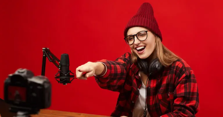 Intro video: image of a woman talking to camera